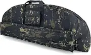 [Silfrae] Compound Bow Case Soft Bow Padded Case Light-Weight Bow Carry Bag with Arrow Pocket