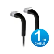 [U-CABLE-PATCH-1M-RJ45-BK] UniFi Patch Cable 1m Black, Both End Bendable to 90 Degree, RJ45 Ethernet Cable