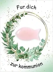 Communion Gifts for Girls and Boys, Crystal Agate Gemstone Fish 3-4 cm, Stones Christening, Communion, Confirmation (Rose)