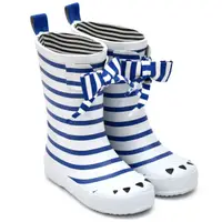 在飛比找蝦皮商城優惠-BOXBO 法國 雨靴/雨鞋 愛時尚系列-海藍蝴蝶結 雨鞋 