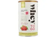 Solgar Whey To Go Protein Powder + Free Form BCAA's - Strawberry, 453g