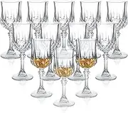 Soopiiso Cordial Glasses, 1.7oz/50ml, Stemmed Shot Glass Set of 12, Tequila & Sherry Glasses