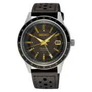 Seiko Men's Presage Style 60’s GMT Collection Gilt Dial Automatic Watch SSK013