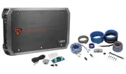 Rockville RXD-M3 4000 Watt Peak/1000w @ 1 Ohm RMS Mono Amplifier+Amp Kit
