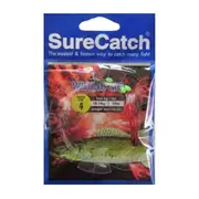 Surecatch Whiting Rig with Size 4 Chemically Sharpened Hooks and Lumo Beads