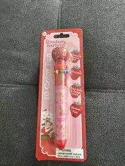 STRAWBERRY SHORTCAKE 10 COLOR PEN SCENTED INK, RETRACTABLE, MEDIUM POINT