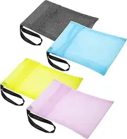 CANIGHT 4pcs Exfoliating Soap Pouch Foaming Net Body Exfoliating Soap Bag for Shower