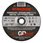Dymaxion Metal Grinding Disc -180mm-5 Pieces Pack
