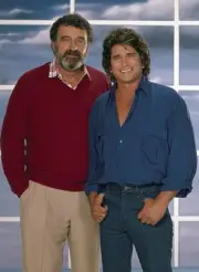 Highway To Heaven Victor French as Mark Gordon Michael Landon as J- Old Photo 26