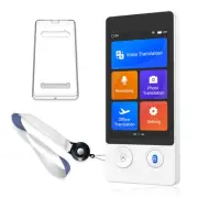 Offline Language Translator Device W12 White 144 Languages and Accents No WiF...