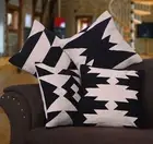 4 Set of Cushion Cover, 18"x18" Pillow, Antique Pillows, Cotton Pillow for Couch