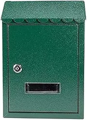 Exquisite Mailbox Rectangular Mailbox Post Box Hanging with Lock Drop Box Convenient and Practical Parcel Box Outdoor Entrance Letter Box Safer