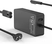 iXTRA 65W Surface Pro Laptop Charger,Compatible for Microsoft Surface Pro 9,8,7+,7,6,5,4,3,X, Windows Surface Laptop 5,4,3,2,1 Studio, Surface Go Tablet, Surface Book 3, 2, 1