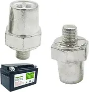 Battery Charging Side Post,Positive Negative Battery Terminals Connectors Side Post | Lead Alloy Charging Connector for Automotive, Pack of 2