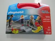 Playmobil City Action Fire Rescue With Carry Case 36 pcs 5651 New