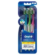 Oral-B Pro Health CrissCross Sensitive (Extra Soft) Toothbrush (2+1 on Pack)
