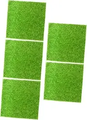 Abaodam 5Pcs Artificial Lawn Decor for Micro Landscape DIY Garden Accessories for Fairy Garden Decoration and Home Landscaping Each