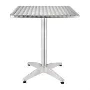 Bolero Square Bistro Table Stainless Steel 600mm PAS-U427