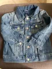 Baby Gap Blue Denim Jean Jacket 18-24 Months Snaps Pockets NEW Unisex