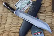 16" Hand Forged Full Tang Blade Bowie knife - High Carbon Steel Kukri Machete