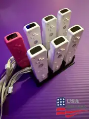 Wii Remote Holder Display For Nintendo Wii - Holds 7 Wii Remotes - FAST SHIPPING
