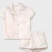 NEW Girs' 2pc Spatter Paint Pajama Set - Art Cass Sz Large (10/12)