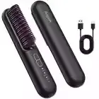 New Anyask Cordless Portable Hair Straightener Black, Ionic Hot Straightening