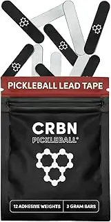CRBN Pickleball Lead Tape - Extra Strength 3M Adhesive - 3g Lead Tape for Pickleball Paddles - Customize Paddle Weight to Your Play Style