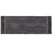 Avanti Linens - Bath Mat, Skid Resistant Cotton Gray Rug 24" x 60"