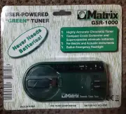 BRAND NEW Matrix GSR-1000 Chromatic guitar Tuner/Flashlight | no battery NEEDED