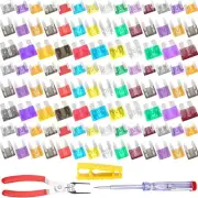 Yuahar 257Pcs Standard & Mini & Micro Automotive Blade Fuse Assortment Kit wi...