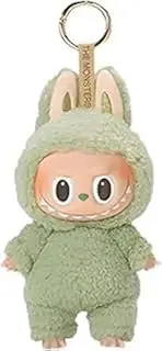 SkyJoy Labubu Doll, Labubu Key Ring, Labubu Plush Doll, Gifts for Boys and Girls, Labubu Plush Pendant, Labubu Plush Doll, Pendant Cute Toy, Birthday Gift (Green)