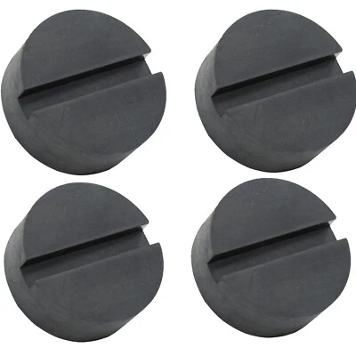 4x Classic Trolley Jack Saddle Pad Jacking 10mm Slot Rubber Small Pad 60*19mm