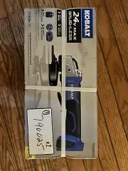 NEW KOBALT 24Volt MAX 5" Angle Grinder/Cutoff Tool W/ 6 Discs and Tool Bag