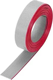 uxcell 28AWG IDC Wire Flat Ribbon Cable 3 m/9.8ft Length 1.27mm Pitch 14 Pin Gray for JTAG/ISP Connecting