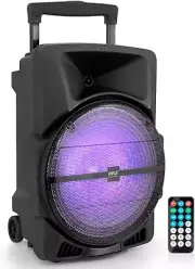 Wireless Portable PA Speaker System -1200W High Powered Bluetooth Compatible Ind
