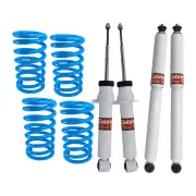 F + R Raised HD Gabriel Ultra Shocks + Coil Springs for Mitsubishi Pajero NM