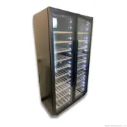Thermaster Dual Zone Two Door Premium Wine Cooler - Wine Fridges (WB-218B)
