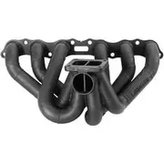 Aeroflow toyota 2Jz T4 Turbo Manifold High Mount 50mm Ge Non GT40 - AF8277-9000