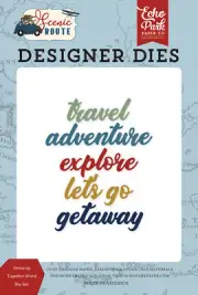 Echo Park Paper SCENIC ROUTE Getaway Together Word Die Set (SR212041)