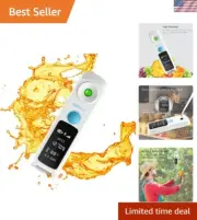 High Precision 0-55% Digital Brix Meter with Rechargeable Battery & OLED Display