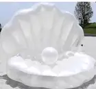 Pool Inflatable Mermaid Shell With Pearl Ball