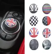 Union Jack Car Central Control Multimedia Button Sticker For MINI cooper F55 F56