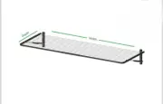 City Living Clothesline-Wall Mount-2.4m Wide x 1.2m Arms (13 Holes)-Dune