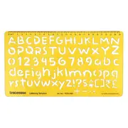 Alphabet Lettering Template Drafting Tools Number Alphabet Lower and Upper Case Letter Stencils