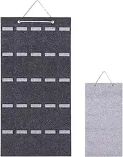 [Generic] Sunglasses Storage Organizer - Hangable Felt Sunglass Storage Holder,Eyewear Hanger Space-Saving Organization for Dormitory Bedroom Home Apartment Living Room