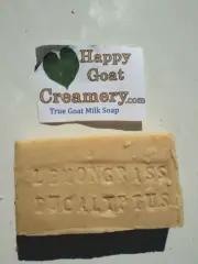 LEMONGRASS & EUCALYPTUS GOAT MILK SOAP HAPPY GOAT CREAMERY FREE SHIPPING CHEAP