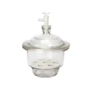 Deschem Lab Glass Vacuum Desiccator Jar Laboratory Drying Dryer Lid with Valve