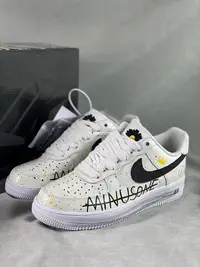 在飛比找Yahoo!奇摩拍賣優惠-Nike Air Force 1 白黑 權志龍 運動板鞋 男