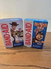 Band-Aids Kids Assorted Sizes, 2 Boxes 40 Band-Aids Total, Toy Story, Paw Patrol